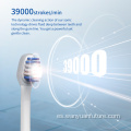 Cepillo de dientes recargable eléctrico ultra sónico con 5 velocidades